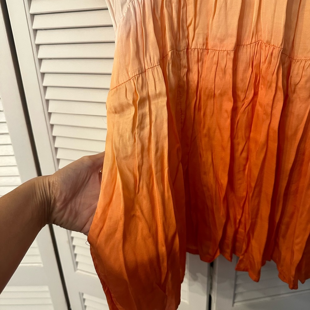 Free people sun up ombre tiered dress - Picture 6 of 8
